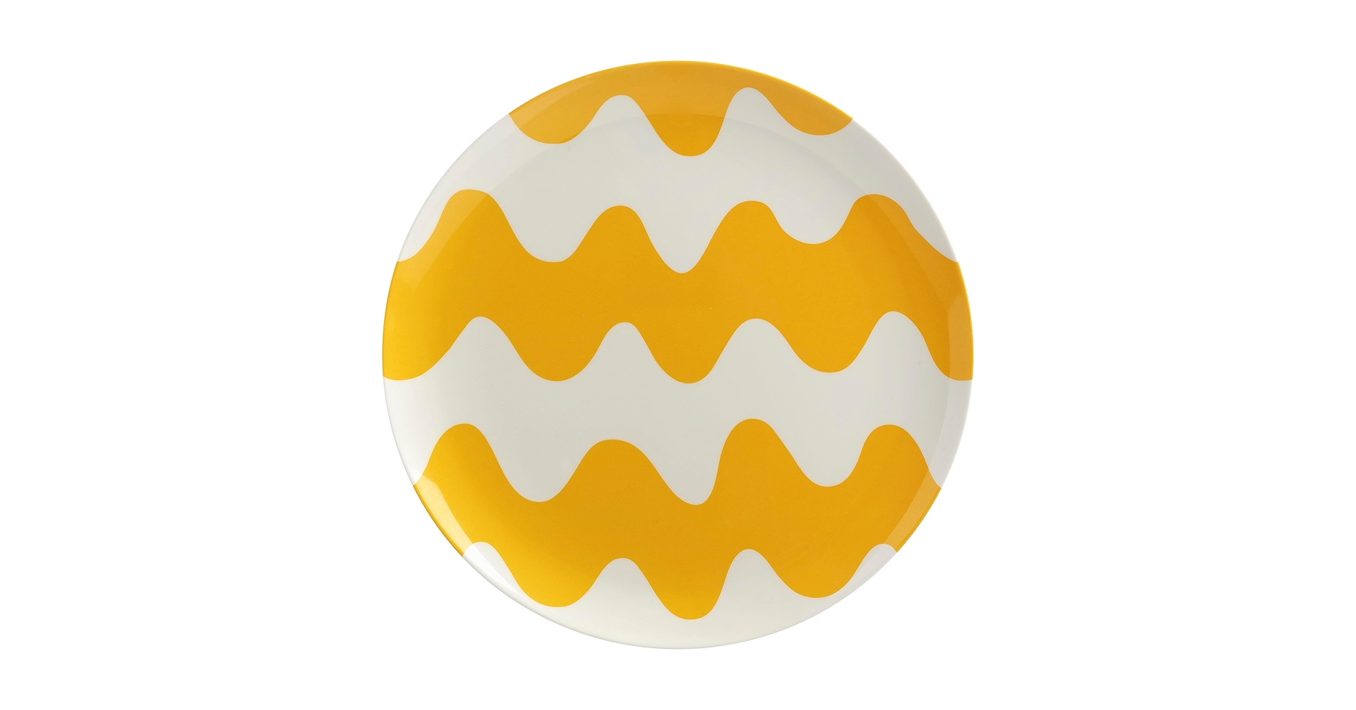 Amazon.co.jp: MARIMEKKO Lokki サラダプレート (イエロー